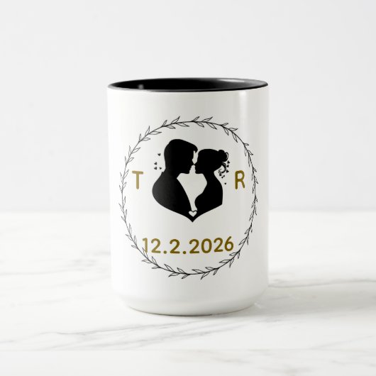 Romantic Couples Mug | His & Hers Love Coffee Cup Mok (Midden)