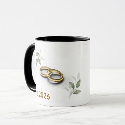 Romantic Couples Mug | His & Hers Love Coffee Cup Mok (Voorkant links)