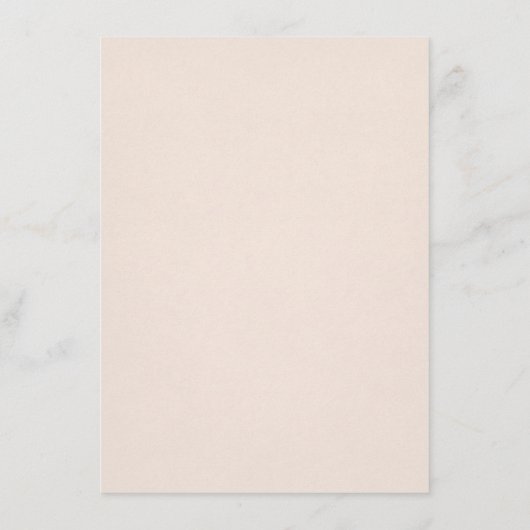 Romantic Cream Ivory Waterverf Floral Wedding Advieskaart (Achterkant)