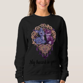 Romantic Crystal Animals Custom Couple Trui