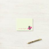 Romantic Cute Lovely Stylish, Polka Dots, Ladybug Post-it® Notes (Op bureau)