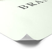 Romantic Cute Photo Weduwen Welkomstteken Poster (Hoek)