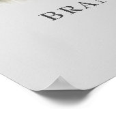 Romantic Cute Photo Weduwen Welkomstteken Poster (Hoek)