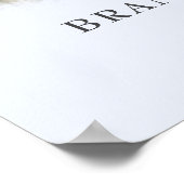 Romantic Cute Photo Weduwen Welkomstteken Poster (Hoek)