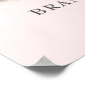 Romantic Cute Photo Weduwen Welkomstteken Poster (Hoek)