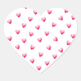 Romantic Cute Red Heart Hart Sticker