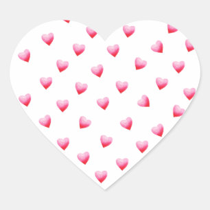 Romantic Cute Red Heart Hart Sticker