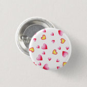 Romantic Cute Red Heart Ronde Button 3,2 Cm (Voorkant /achterkant)