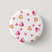Romantic Cute Red Heart Ronde Button 3,2 Cm (Voorkant)