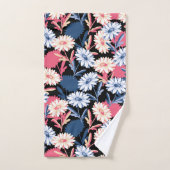 Romantic Daisy Flower in the Night Bad Handdoek (Handdoek)