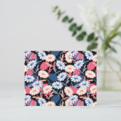 Romantic Daisy Flower in the Night Briefkaart (Staand voorkant)