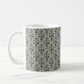 Romantic Damask Mok, grijs Koffiemok (Links)