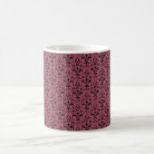 Romantic Damask Mok, Magenta Koffiemok (Center)