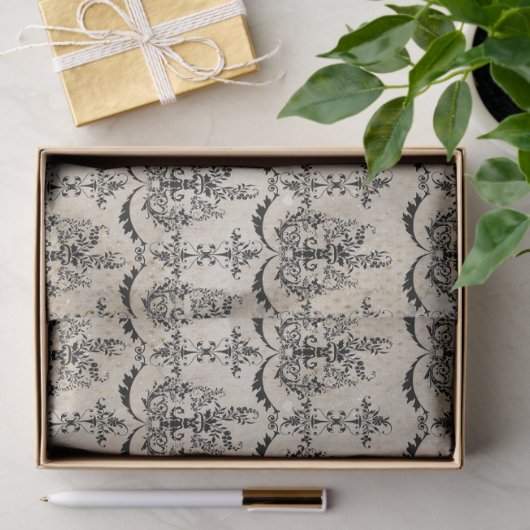 Romantic Damask-weefsel of -papier ontkoppelen Tissuepapier (Geschenk)