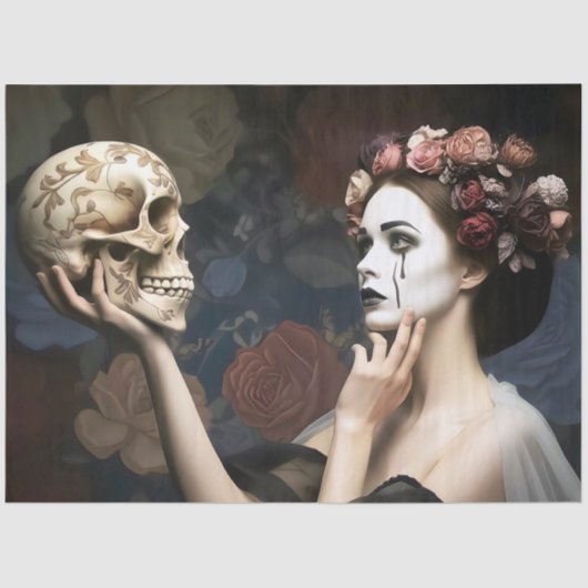     Romantic Dark Decoupage  Tissuepapier (Voorkant)