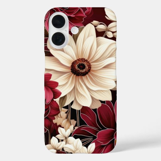 Romantic Dark Floral for Autumn Case-Mate iPhone Case (Achterkant)