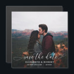 Romantic de Foto van het Bouw van het Manuscript s<br><div class="desc">Uw bruiloft bewaart de datuminfo en foto op magnetisch papier! Deze kaarten, die volledig en levendig zijn gedrukt en voorzien zijn van een hoogglanzende afwerking op dik papier met een zwarte magnetisch steuntje, zullen een indruk maken. **Gebruik uw eigen 5-inch x 7-inch envelop als SQUARE ENVELOPE EXTRA POSTAGE NEEMT! De...</div>