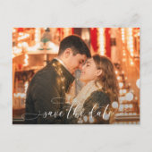 Romantic de Foto van het Bouw van het Manuscript s Aankondigingskaart (Voorkant)