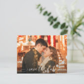 Romantic de Foto van het Bouw van het Manuscript s Aankondigingskaart (Staand voorkant)