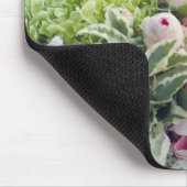 Romantic de heer en Mrs Pink Rose Floral Wedding Muismat (Hoek)