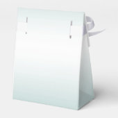 Romantic Diamonds en Blauwgroen Bow 30e verjaardag Bedankdoosjes (Achterkant)