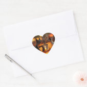 Romantic Dinner Hart Sticker (Envelop)