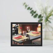 Romantic Dinner voor Twee Briefkaart (Staand voorkant)