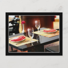 Romantic Dinner voor Twee Briefkaart