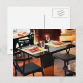 Romantic Dinner voor Twee Briefkaart (Voorkant / Achterkant)