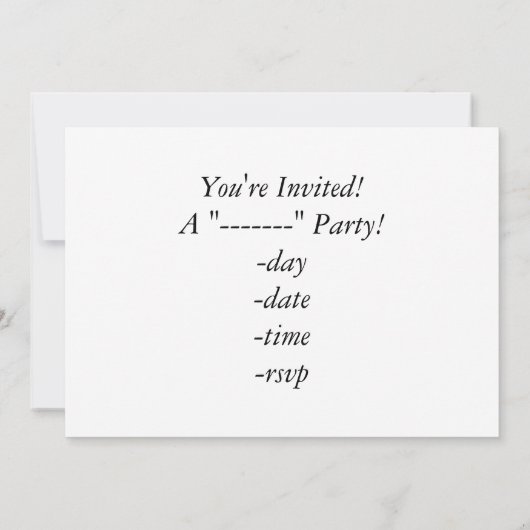 Romantic Dinner voor Twee Kaart (Achterkant)