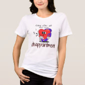 Romantic Disappointment Unisex Tee, Relationship Q Tri-Blend Shirt (Voorkant)