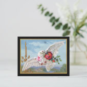 Romantic Dove Briefkaart (Staand voorkant)