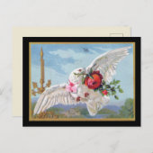 Romantic Dove Briefkaart (Voorkant / Achterkant)
