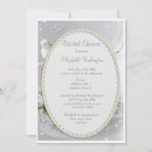 Romantic Doves, Sparkles & Roos Vrijgezellenfeest Kaart (Achterkant)