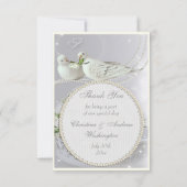 Romantic Doves, Sparkles & Rozen Bedankt voor je b (Achterkant)