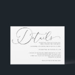 Romantic Drama Calligraphy Wedding Enclosure Kaart<br><div class="desc">Romantic Drama Calligraphy Wedding Enclosure Kaart. Rol neer en klik op dit collectie om passende punten te vinden.</div>