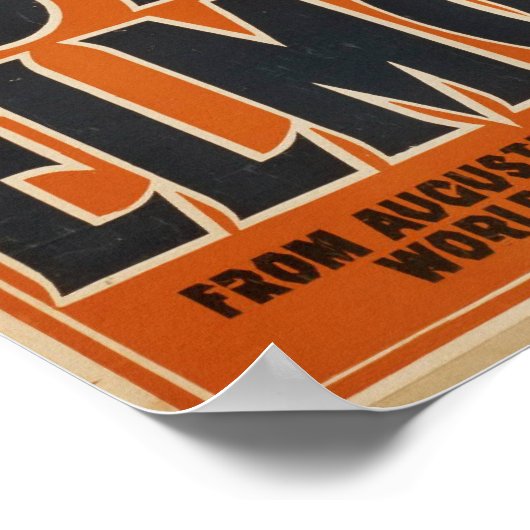 Romantic drama, St. Elmo's  theater Poster (Hoek)