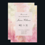 Romantic Dreamweaver Blossom 21st Birthday Kaart<br><div class="desc">Romantische en klastige sjablonen voor de 21ste verjaardag van vrouwen. Met een achtergrondafbeelding van prachtige pastelkleurige waterverf florale rozen met een semidoorzichtige roze achtergrond voor uw gebeurtenisdetails. Deze leuke, moderne uitnodigingen zijn aan beide zijden versierd met het bloempatroon, maar de tekst staat alleen aan de voorkant en alle tekst, lettertype...</div>