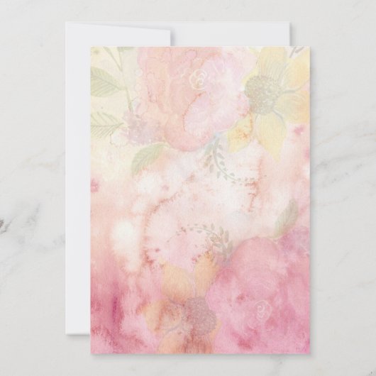 Romantic Dreamweaver Blossom Surprise 50th Birthda Kaart (Achterkant)