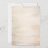 Romantic Dried Palm Leaves Wedding Reserved Sign (Achterkant)