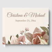 Romantic Dusty Rose Wedding Gastenboek (Voorkant)