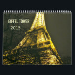 Romantic Eiffeltoren Parijs 2015 Kalender<br><div class="desc">Romantic Eiffel Tower Paris 2015 Gedrukte agenda</div>