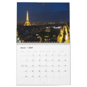 Romantic Eiffeltoren Parijs 2015 Kalender (Mar 2027)
