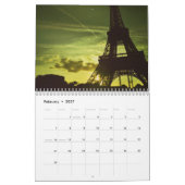 Romantic Eiffeltoren Parijs 2015 Kalender (Feb 2027)