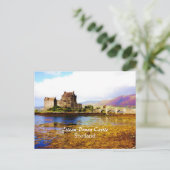 Romantic Eilean Donan Castle, Schotland Briefkaart (Staand voorkant)