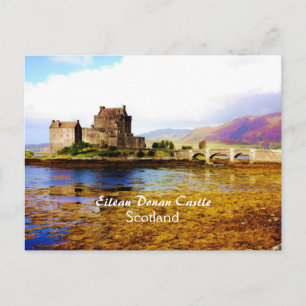 Romantic Eilean Donan Castle, Schotland Briefkaart