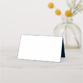 Romantic Elegance Wedding Dinner Guest Name Plaatskaartje (Achterkant)