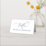 Romantic Elegance Wedding Dinner Guest Name Place Plaatskaartje<br><div class="desc">De Dinner Guest Name van het huwelijk,  in minimalistisch romantisch elegance ontwerp thema.</div>