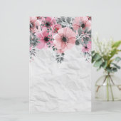 Romantic Elegant Antiek Floral Compositie (Staand voorkant)