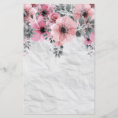 Romantic Elegant Antiek Floral Compositie (Voorkant)